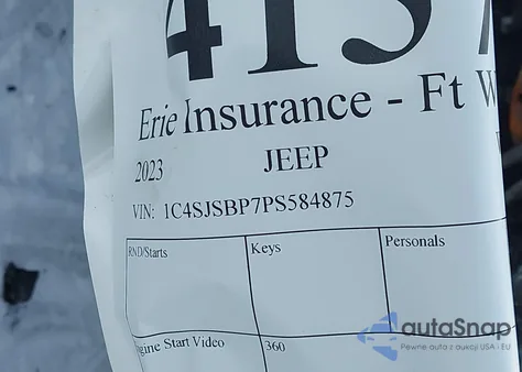 2023 Jeep Wagoneer L Series Ii 4X4 from USA, damaged, VIN 1C4SJSBP7PS584875